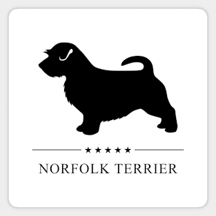 Norfolk Terrier Black Silhouette Magnet